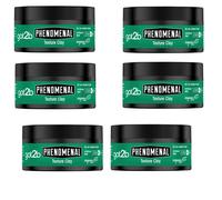 6x 100ml Schwarzkopf Got2b Phenomenal Man O Man Texture Clay Matte Effect