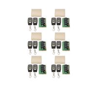 6X 12V 4CH Channel 433Mhz Wireless Remote Control Integrated Circuit with 12 Transmitter DIY Replace Parts Tool