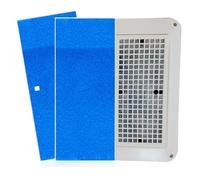 6''x 14” RV AC Filter Air Filter Unit Compatible for-Coleman Mach Air Conditioner - 2 Pack Replacement RV Filter Merv 6 AC Unit with Center Square Hole for Camper Motorhome Grille Vent, Blue