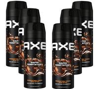 6x 150ml AXE Dark Temptation Deodorant Bodyspray Antiperspirant Aluminum Free