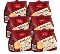 6X 16 Coffee Pads Melitta Bella Crema Intenso Roasted Coffee 100% Arabica Pads