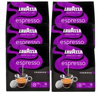 6X 18 Coffee Pads Lavazza Espresso Cremoso Italiano Strength 8/10 Intense Aroma