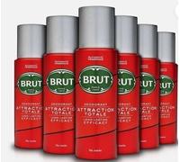 Brut Attraction Totale Mens Gents Deodorant Spray 200 ml 3 Pack