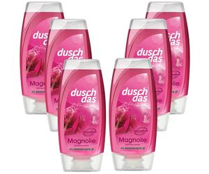 6X 225Ml Magnolia Shower Gel With Magnolia Scent Without Microplastics Neutral