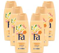6X 250ML Fa Energising Oriental Neroli Scent Moisturizing Shower Cream