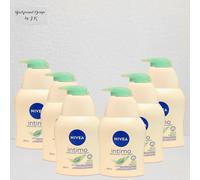 6X 250Ml Nivea Intimo Wash Lotion Mild Fresh Intimate Care Pump Dispenser