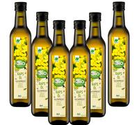 6x 500ml DM Bio Rapeseed Oil,Cold-Pressed Gluten Free Lactose-Free,No Aroma Oil