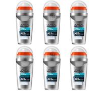 6x 50ml Loreal Men Expert Fresh Extreme 72h Intense Freshness Deodorant Roll on