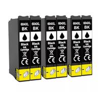 6x 604XL Black Compatible Ink Cartridges to replace Epson Pineapple 604 ink For Epson XP4200 Printers