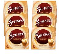 6x 8 Senseo Coffee Pads Type Café Latte For Double Holder Aromatized Milk Range