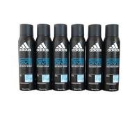 6x Adidas Ice Dive Deodorant Body Spray 6Ã © R 150 ml