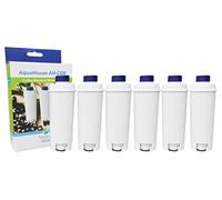 6X AH-CDE Compatible Water Filter for DeLonghi Espresso and Bean to Cup Machines DLSC002, SER3017, 5513292811, 9310926, 8004399327252