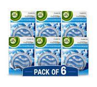 6x Air Wick Crystal Air Freshner Last Up To 6 Weeks Blue Ocean Minerals
