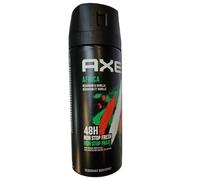 6x AXE Africa Deo Spray Bodyspray for Men's 48h Protection 150ml New (441)
