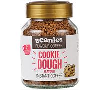 6x Beanies Cookie Dough Flavoured Instant Coffee Jars: 50g per jar