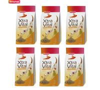 6X BEAPHAR XTRA VITAL PREMIUM CANARY FOOD SMALL BIRD COMPLETE DIET EGGFOOD 500G