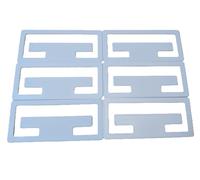 6x Blind Clips for IKEA SCHOTTIS Blinds - Replacements in White or Black - Easy Install Pleated Shade Repair Parts - Fix Sagging or Broken Blinds (White)