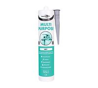 6x Bond It Grey Multimate Silicone Sealant Multi Purpose Kitchen Bathroom