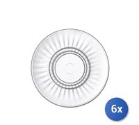 6x Bormioli Rocco Barshine Glass Saucer for Tea-Mug 14 cm
