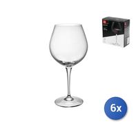 6x Bormioli Rocco Transparent Wine Glasses 660 ml