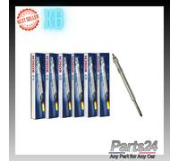 6x Bosch Glow Plugs fits AUDI Q7 3.0 TDI BUG BUN CASA CJGC CJGD CUEA CZZA 4L 4M