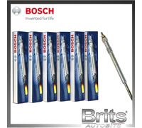 6x Bosch Glow Plugs for Audi A6 3.0 TDI C6 C7 4F 4G Diesel OEM Quality