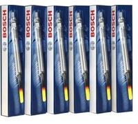 6x Bosch Glow Plugs For BMW X5 3.0 xDrive30d E70 O/E Quality