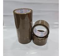 6x Brown Buff Parcel Packing Tape - 48mm x 66m