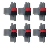 6x Calculator Ink Rollers IR40T Dual Color | 6 pack value set, black and red dual ink, compatible with IR-40T models, strict quality tested