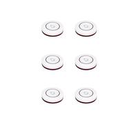 6X Call Button Restaurant Pager 433MHz Wireless Doorbell Bell Button for Home Security Alarm System Hardware Red
