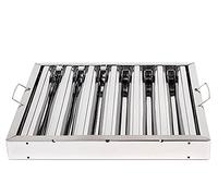 6x Canopy Grease Baffle Filter Stainless Steel Kitchen Extraction Hood 445x445mm