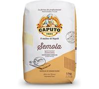 6X Caputo Il Mulino di Napoli Semola rimacinata di Grano Duro Durum Wheat Semolina high Elasticity 1kg Semolina for Pizza