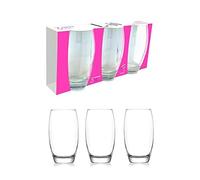 6x Clear 510ml Empire Highball Glasses - Tall Hi Ball Glass Water Gin Juice Cocktail Drinking Glassware Tumblers Set - By LAV