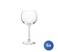 6X Clear Glass Cabernet Balloon Wine Glass CL35