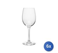 6x Clear Glass Cabernet Tulip Wine Glass Cl35 - Arc