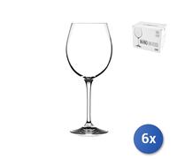 6x Clear Glass Wine Cup For Red Wine Rcr CL65