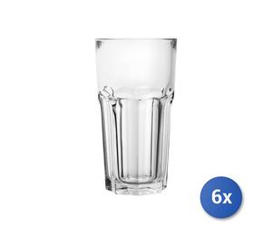 6x Clear Tempered Glass Tumblers Granity Cl65 By Arc
