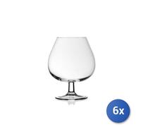 6X Cognac Glasses Invino Eco Transparent Crystal 67Cl. Suitable For In