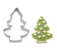 6X Cookie Cutter Christmas Tree 6 Cm Stainless Steel Baking Decoration