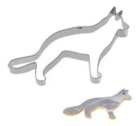 6X Cookie Cutter Dog/Wolf 10X6 Cm Stainless Steel Cookie Cutter