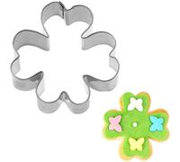 6x Cookie Cutter Four-Leaf 6 CM Cutter Baking Accessory Backdeko Keksdeko Baking