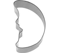 6X Cookie Cutter Half Moon 6 Cm Stainless Steel Christmas