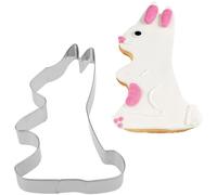 6X Cookie Cutter Standing Rabbit 13.5 Cm Stainless Steel