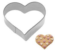 6X Cookie Cutters Heart 6 Cm Stainless Steel Cookie Cutter Baking Decoration