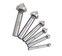 6x Countersink Steel 90 Degree Flute Chamfer Metric Drill Bit Silver