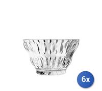6x Cups In Transparent Glass Maeva Vintage, 20cl