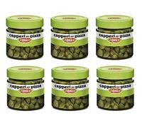 6X D'Amico Capperi per Pizza Capers for Pizza Glass 100g