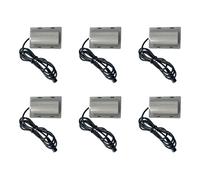 6X DC 12V Chair Pillow Vibrating Motor Mini Vibrating Motor Massage Belt Flat Base Attractor Frog Feeding Motor
