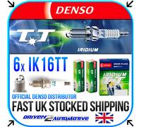 6x DENSO IK16TT SPARK PLUGS For Nissan SKYLINE Coupe (R34) 2.5 4x4 06.98-07.00