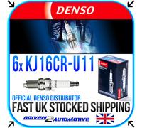 6x DENSO KJ16CR-U11 PLUGS FOR HYUNDAI SANTA F I (SM) 2.7 V6 4x4 02.01-03.06